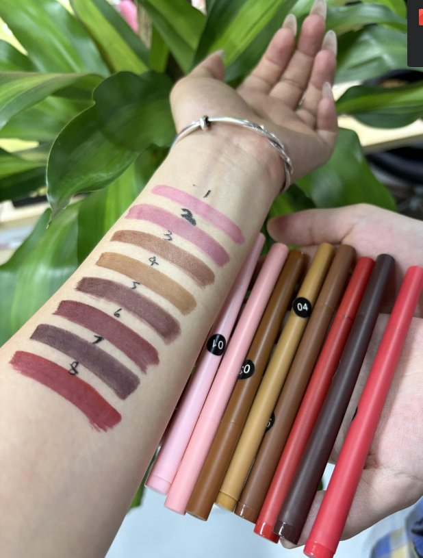 Cruelty-Free 12-Hour Wear Liquid Lip Liner Stain Waterproof Vegan Matte Lip Gloss Contour Stain