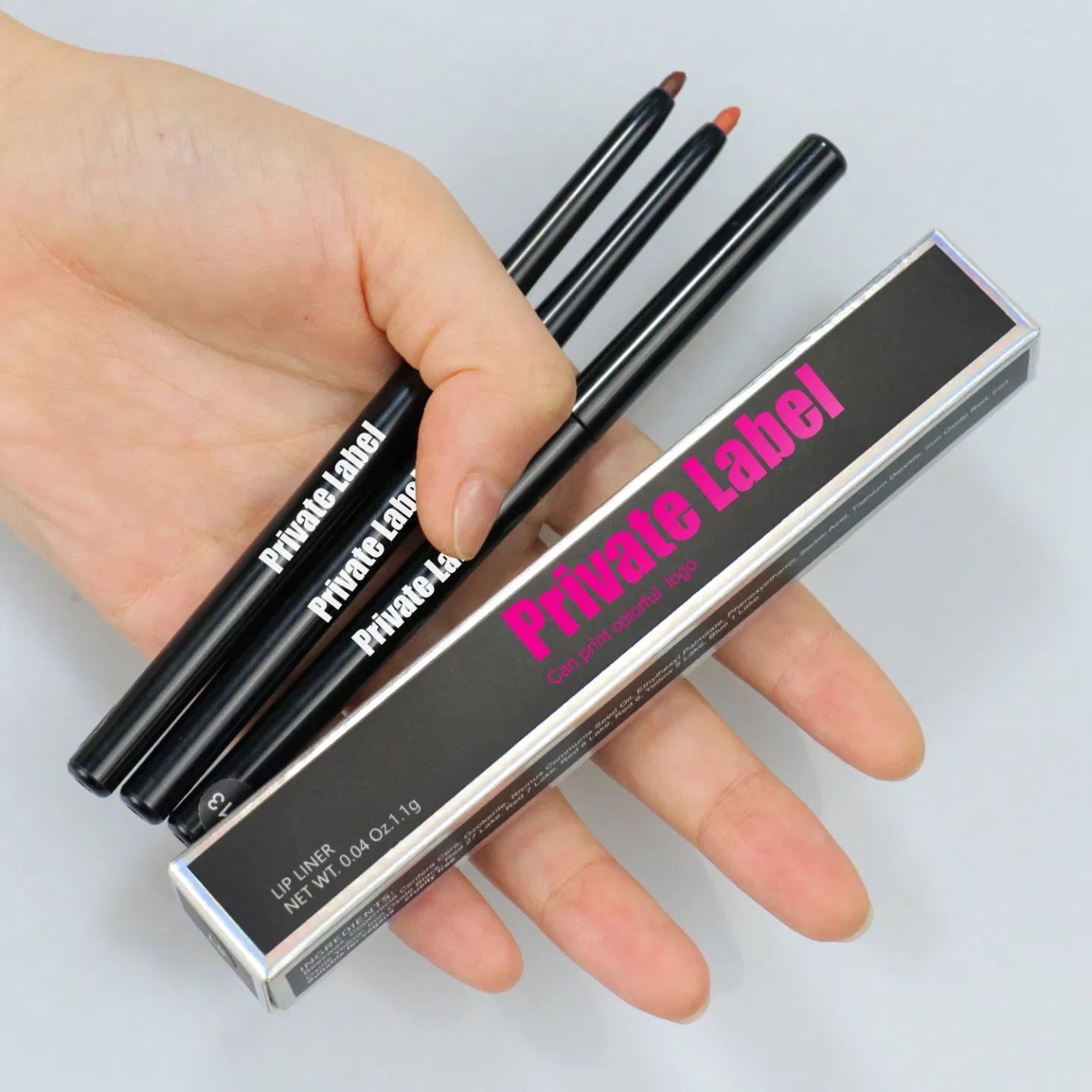 Matte Waterproof Lip Liner Pencil Private Label Custom Logo Vegan Cream Lipliner