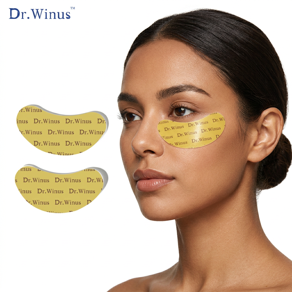 Private Label Custom Logo Lutein Gel Eye Patches For Dark Circles Puffiness Repair Lifting Smoothing Anti Aging Moisturizing