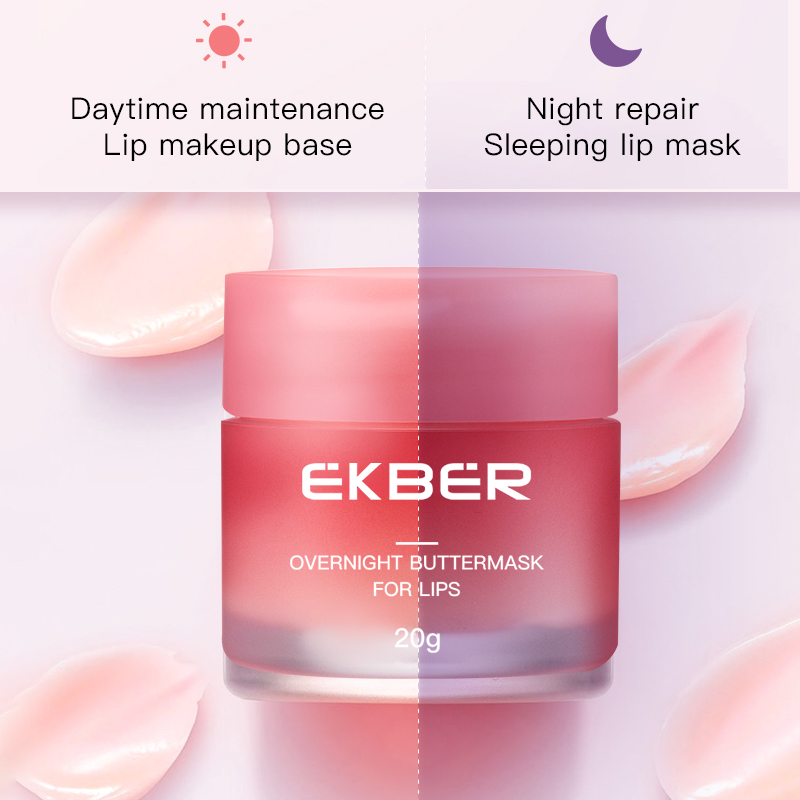 OEM/ODM Sleeping Lips Care Hydrating Moisturizing Exfoliating Pink Plumping Collagen Lip Mask