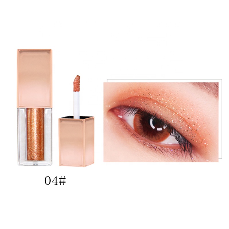 Wholesale OEM Cosmetics Shiny Eye Shadow Eyeliner Glitter Shimmer Liquid Eyeshadow