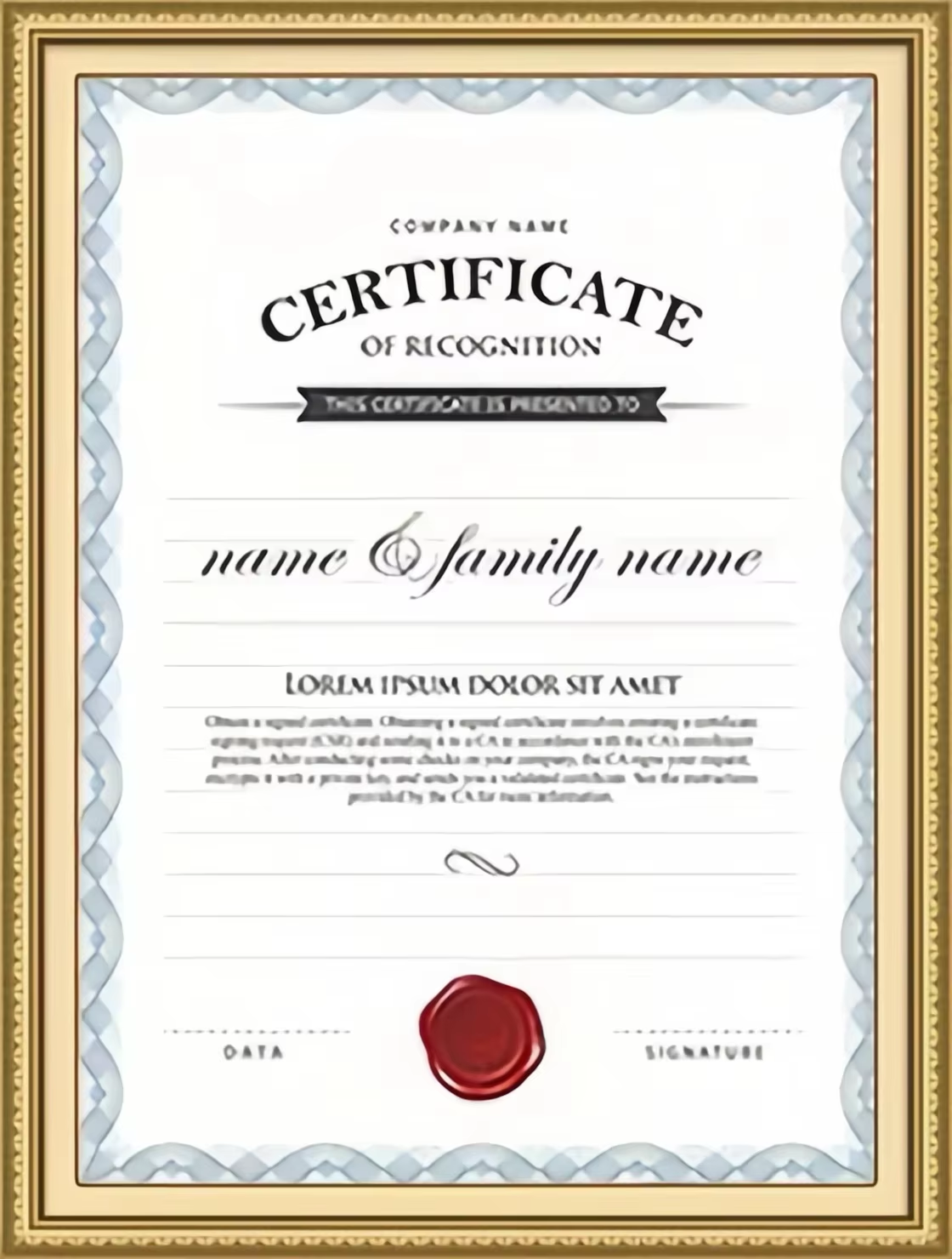 Certificate 1