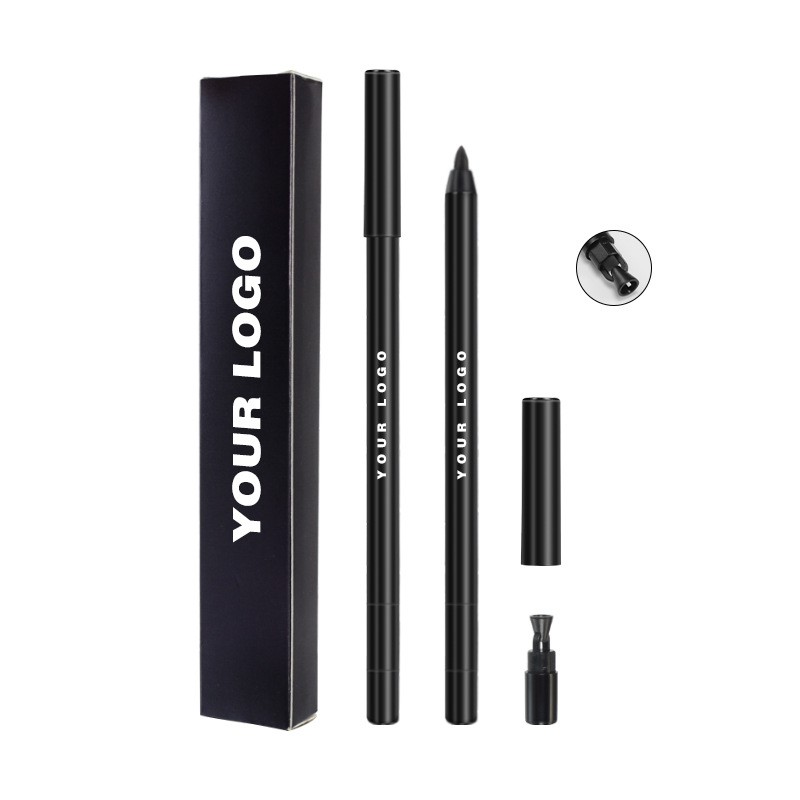 High Pigment Soft Eyeliner Pencil Vegan Eyeliner Gel Pencil with Sharpener Long Lasting Eyeliner Wholesale
