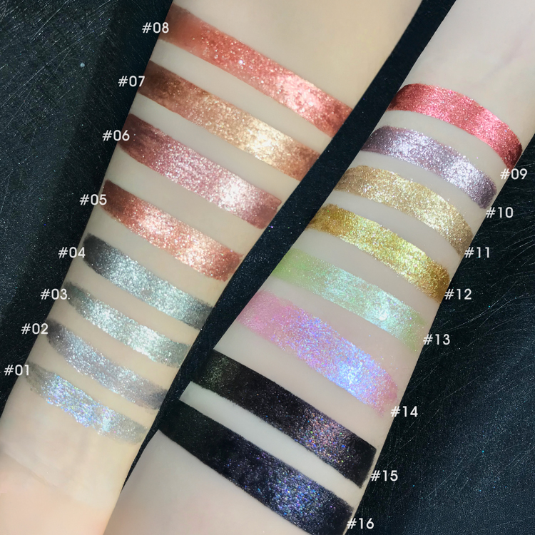 Wholesale New Cream Gel Eyeshadow Single Private Label Custom Shimmer High Pigment Waterproof Makeup