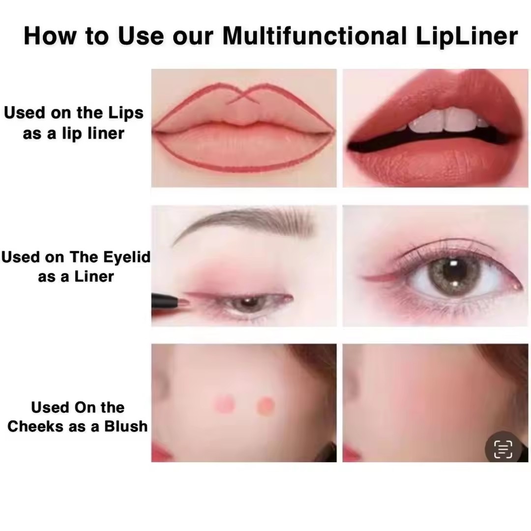 Waterproof Matte Lipliner Description