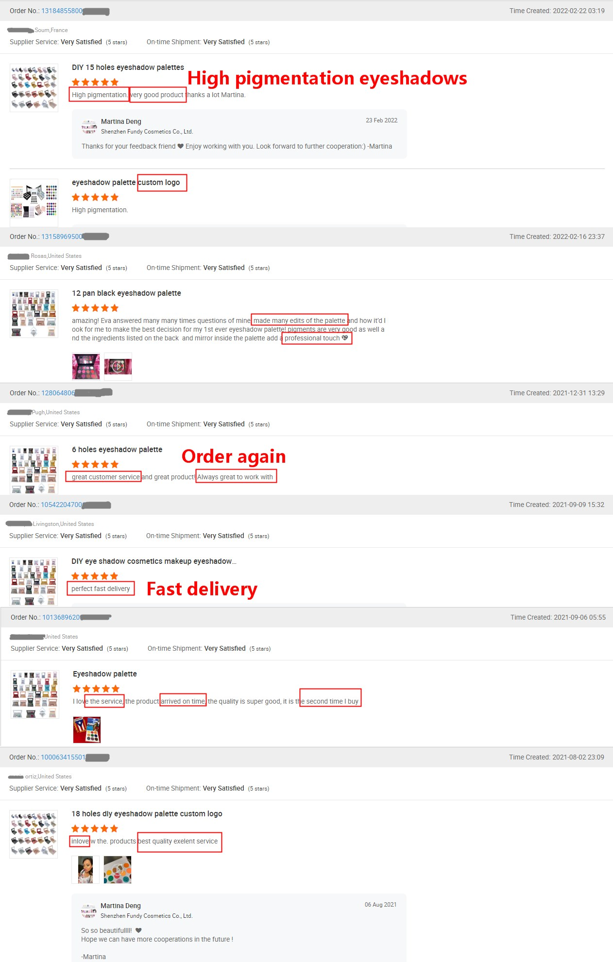 Happy Customer Reviews 3