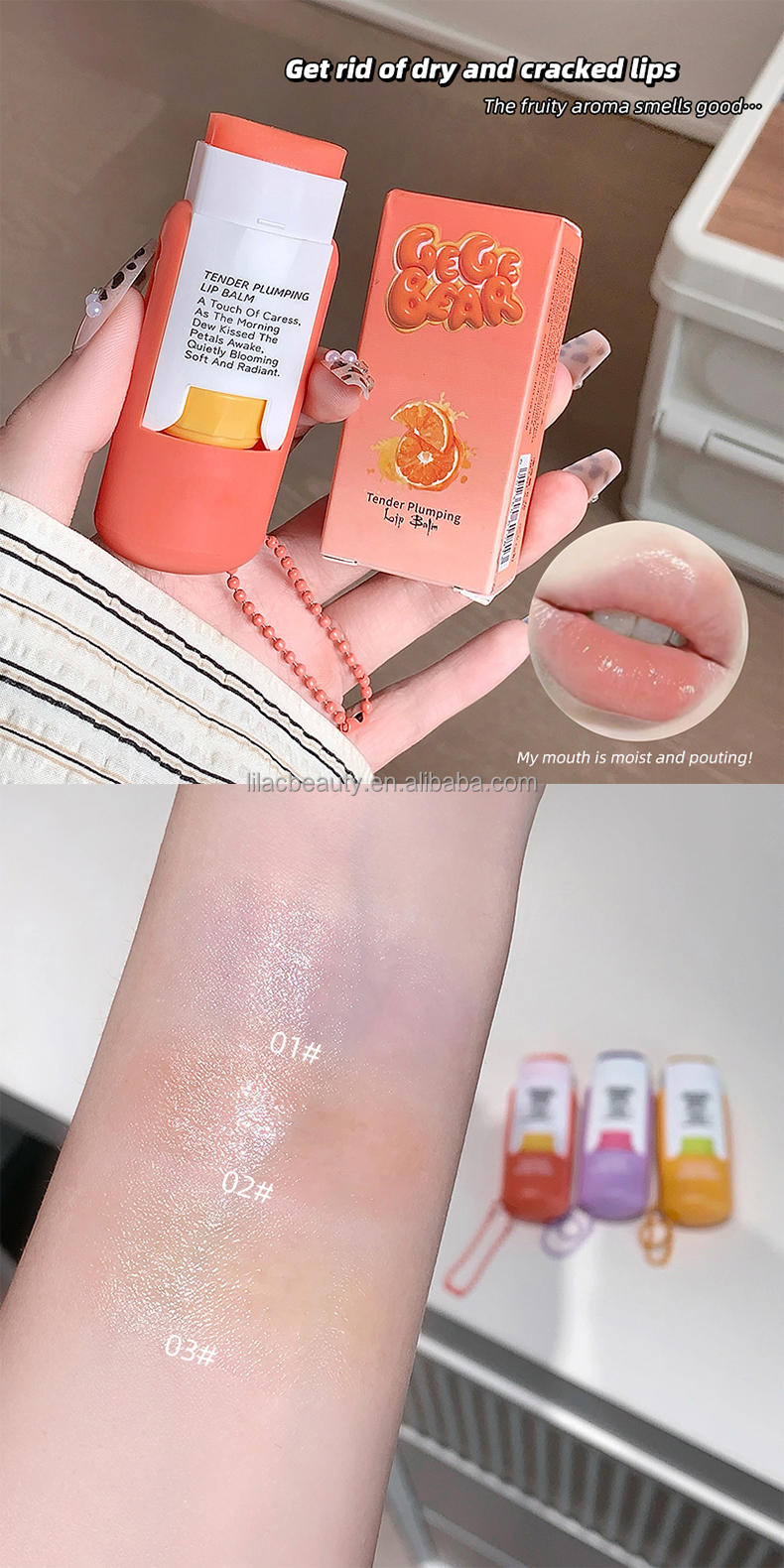 Moisturizing Lip Balm Colorless Hydrating Lipstick Base 4