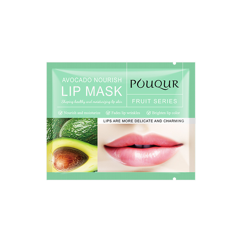 Wholesale Hydrating Collagen Lip Moisturizing Sheet Pouqur Light Lines Crystal Material Lip Mask Patch