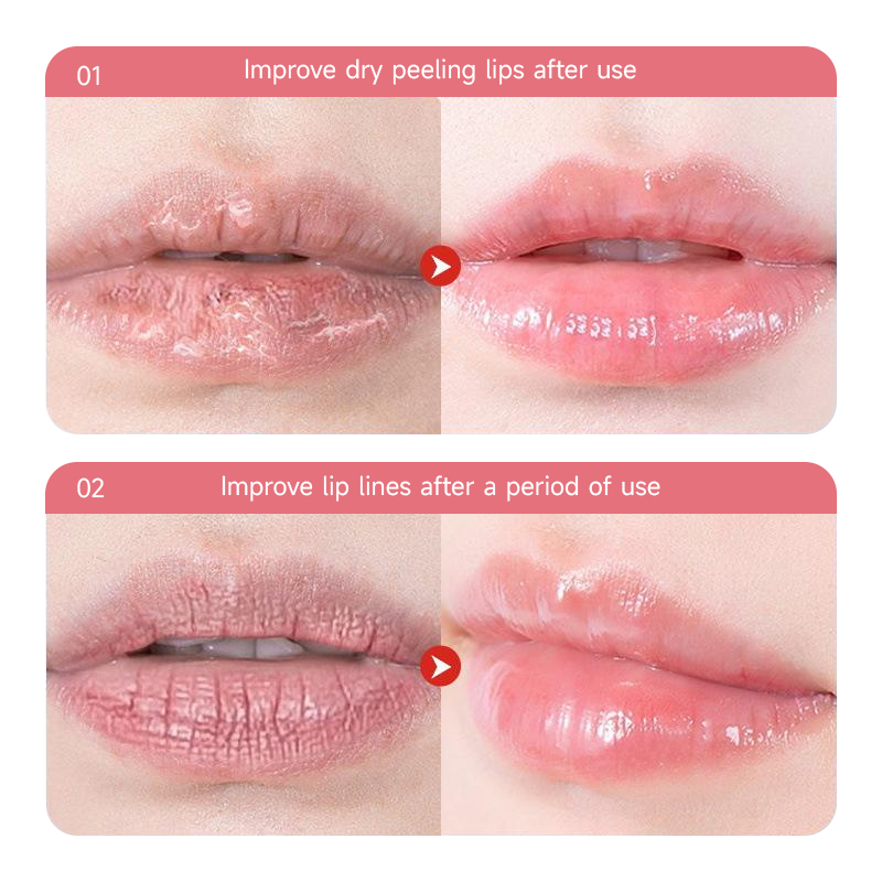 Vegan Organic 2-in-1 Fruit Sugar Lip Scrub Moisturizing Lip Balm Exfoliating Nourishing Anti-aging Custom Logo OEM Private Label