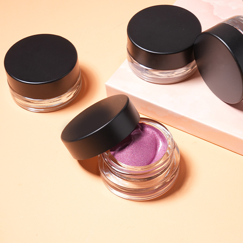 Wholesale Cosmetics Makeup Shimmer Glitter Vegan Cream Eyeshadow Velvet Creamy Eye Shadow