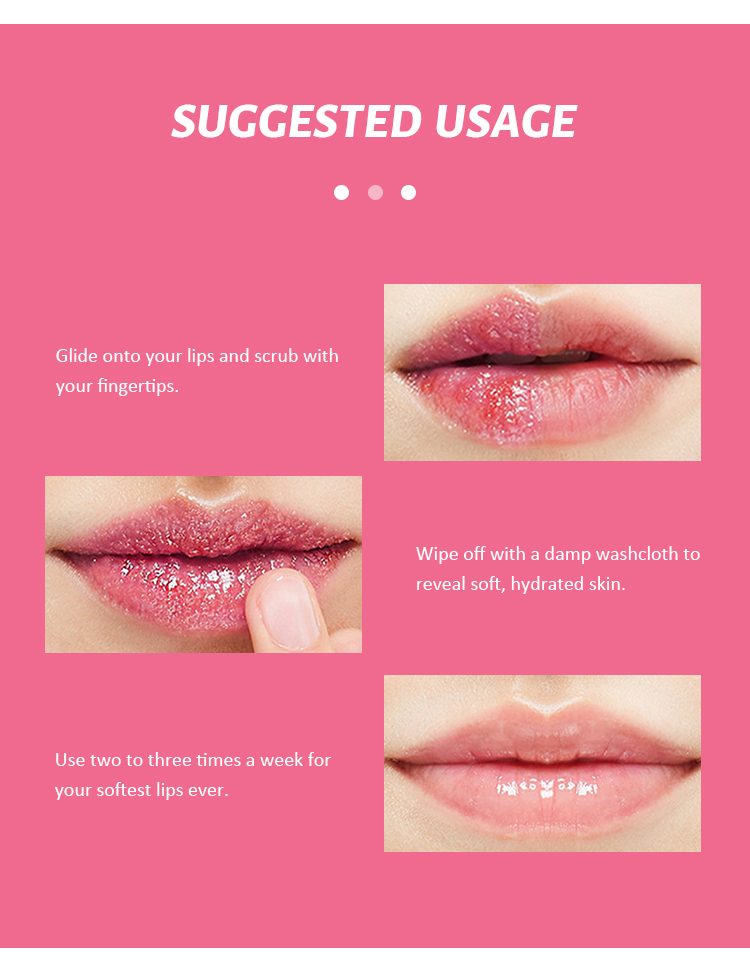 Gentle Exfoliating Lip Scrub Texture