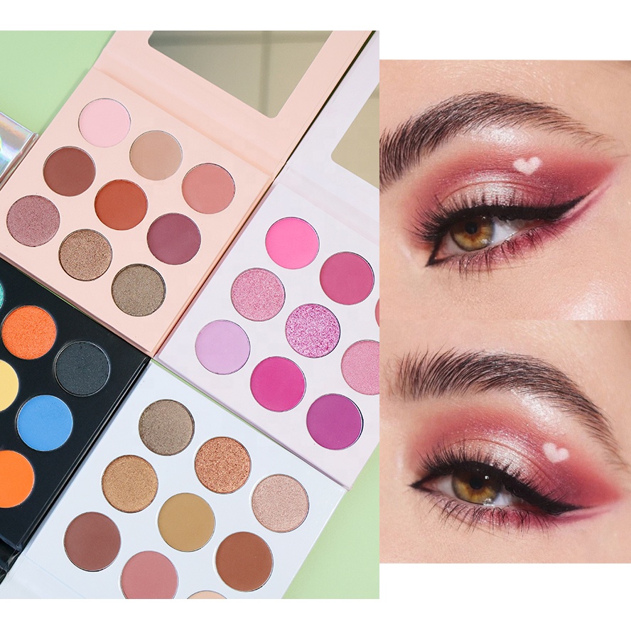 DIY Custom Own Brand Eye Shadow Pan Pigmented Vegan Eyeshadow Pallet Private Label Eyeshadow Palette