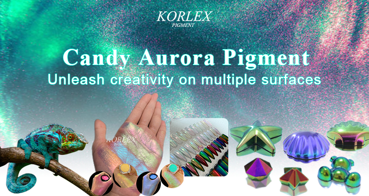 Aurora Chameleon Eye Makeup Pigments Banner