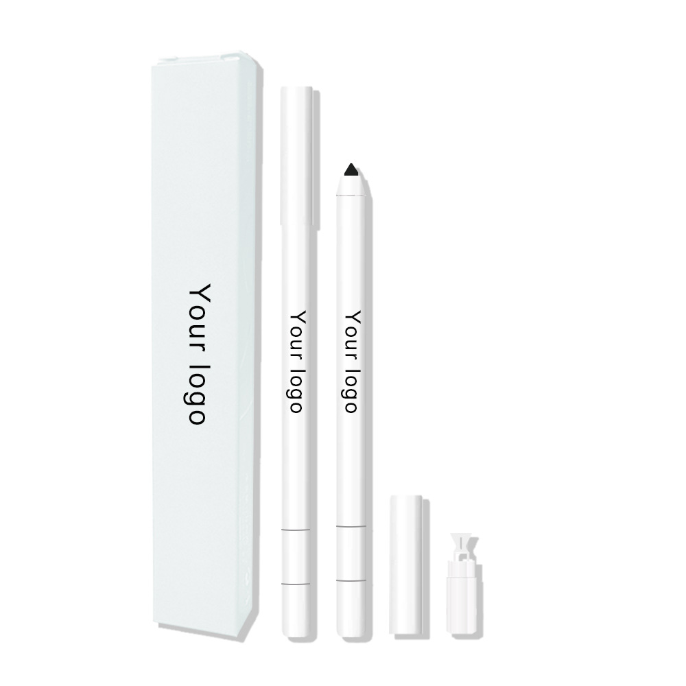No Logo Waterproof Eye Liner Pencil Gel Eyeliner High-Quality Brown Custom Gel Matte Eyeliner with a Sharpener for Dark Lips