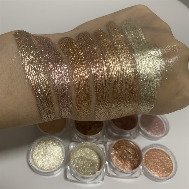 2g Powder Jar 7 Color Diamond Metallic Shimmering Glitter Makeup Loose Pigment Eyeshadow