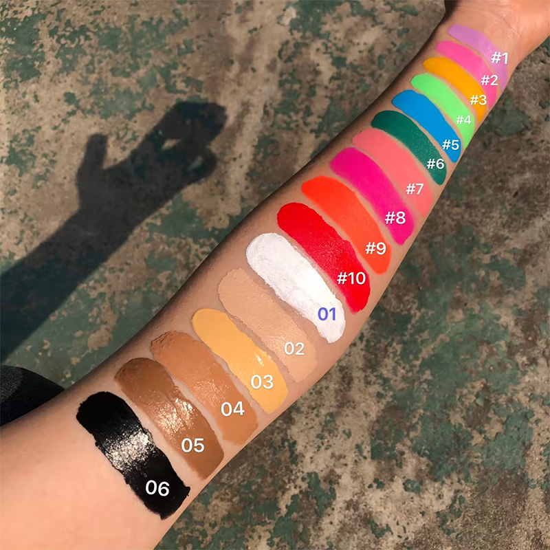 Cruelty Free 16 Colors Cream Eyeshadow Base Private Label Eye Primer Vegan Liquid Matte Eyeshadow Base