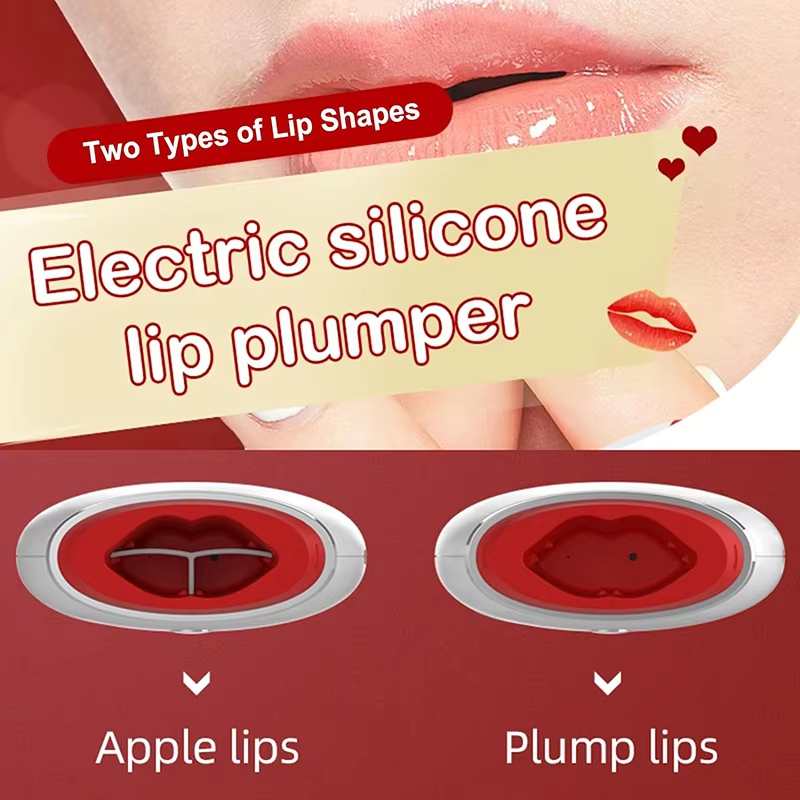 Electric Lip Vacuum Plumper ABS Plastic Bigger Lip Suction Enhancer For Lip Augmentation Beauty Makeup Tool