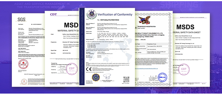Certification document 1