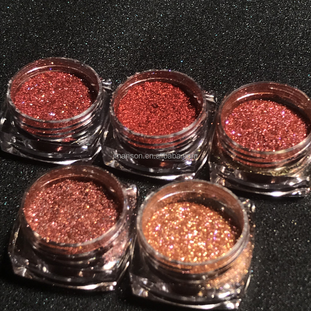 Wholesale Cosmetic Diamond Multichrome Duochrome Sparkling Eyeshadow Makeup Pigments Eye Glitter Pigments