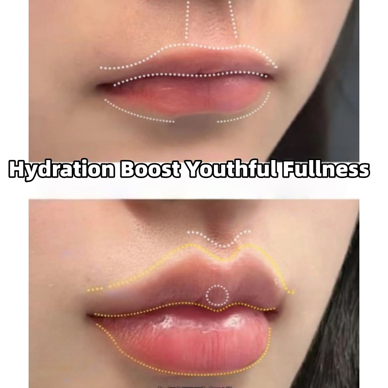 Private Label Pure Cross-linked Hyaluronic Acid Ha Serum Ampoules For Lips Augmentation Plumper And Anti Wrinkles Remover Care