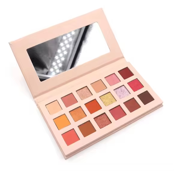 OEM ODM Cosmetics Loose Shimmer Glitter Matte High Pigment Vegan Eye Shadow Powder Palette