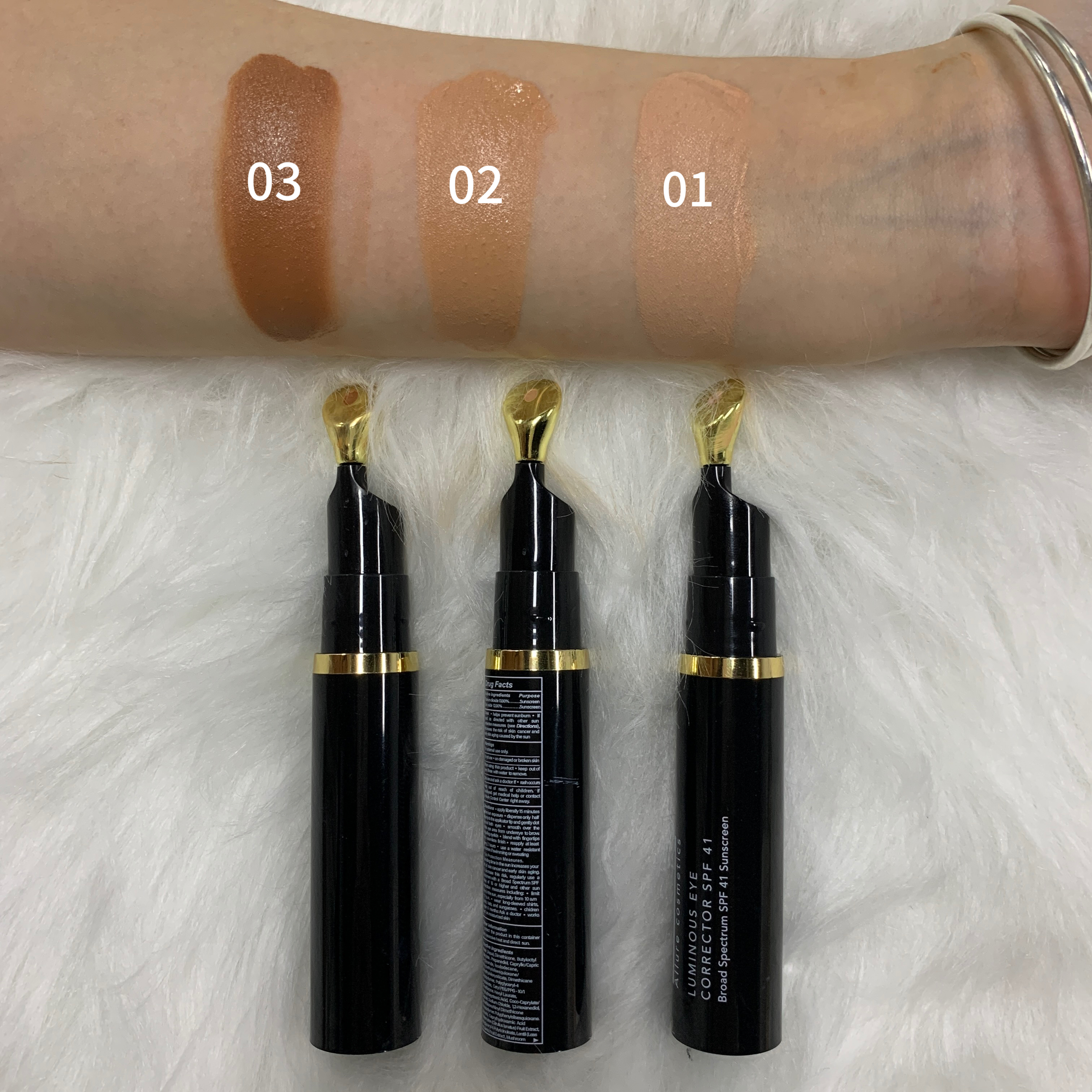 Eyes Makeup Primer Cruelty Free Waterproof Under Eye Corrector Brightening Full Coverage Eye Concealer