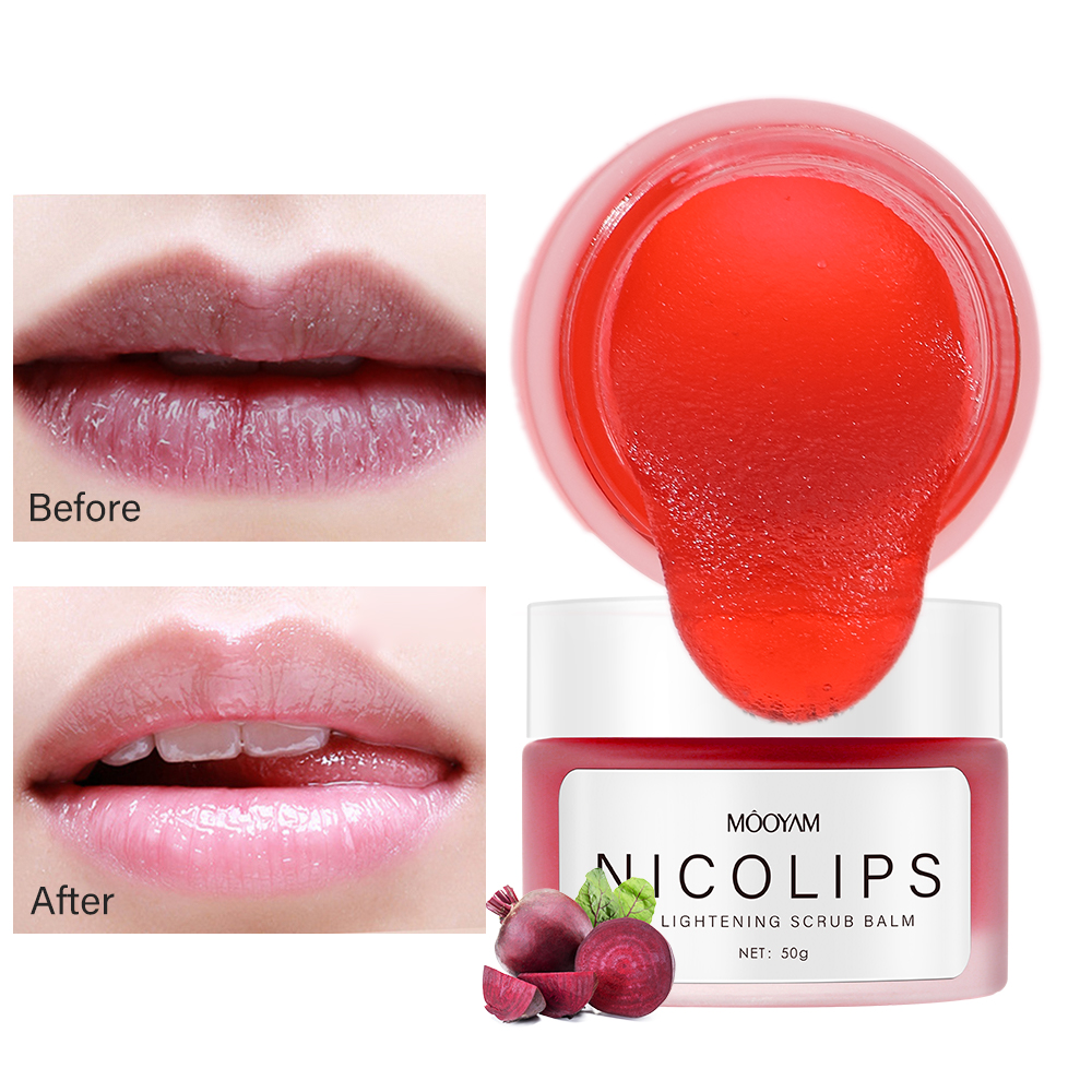 Private Label Original Lip Care Scrub Organic Lightening Exfoliator Nourishing Remove Dead Skin Vegan NicoLips Lip Scrub
