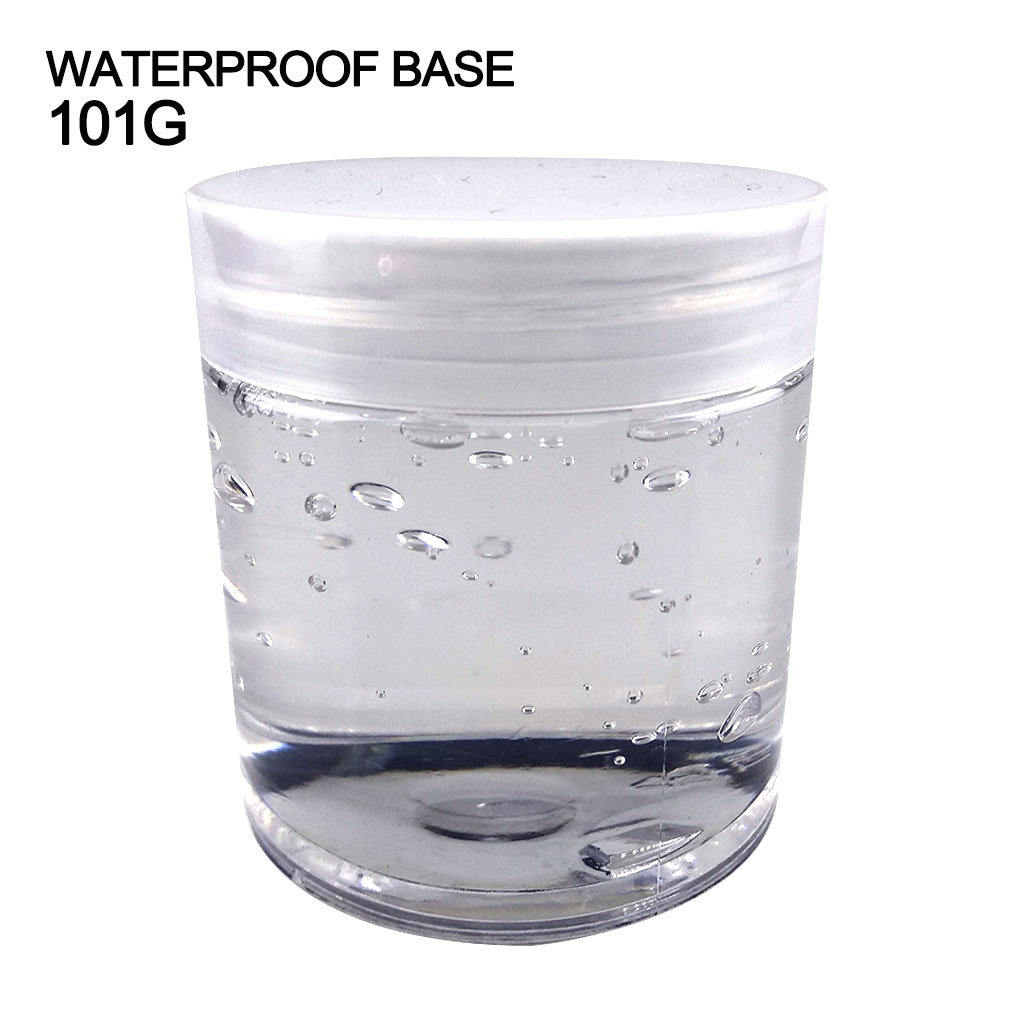 101G Clear Water Proof Lipgloss Base Bulk Non-stick Cup Matte Lip Gloss Base Primer Gel for Glitter Eyeshadow