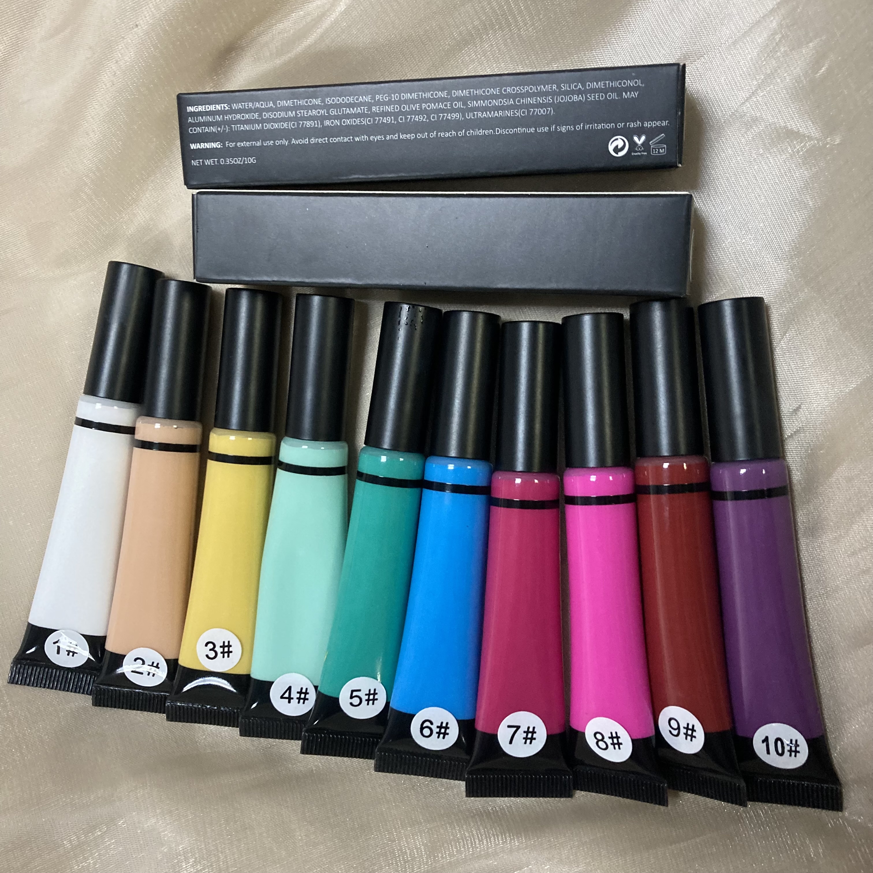 Good Quality Cream Multi Color Eyeshadow Base Primer Customized logo Vegan Green Eye Primer Waterproof