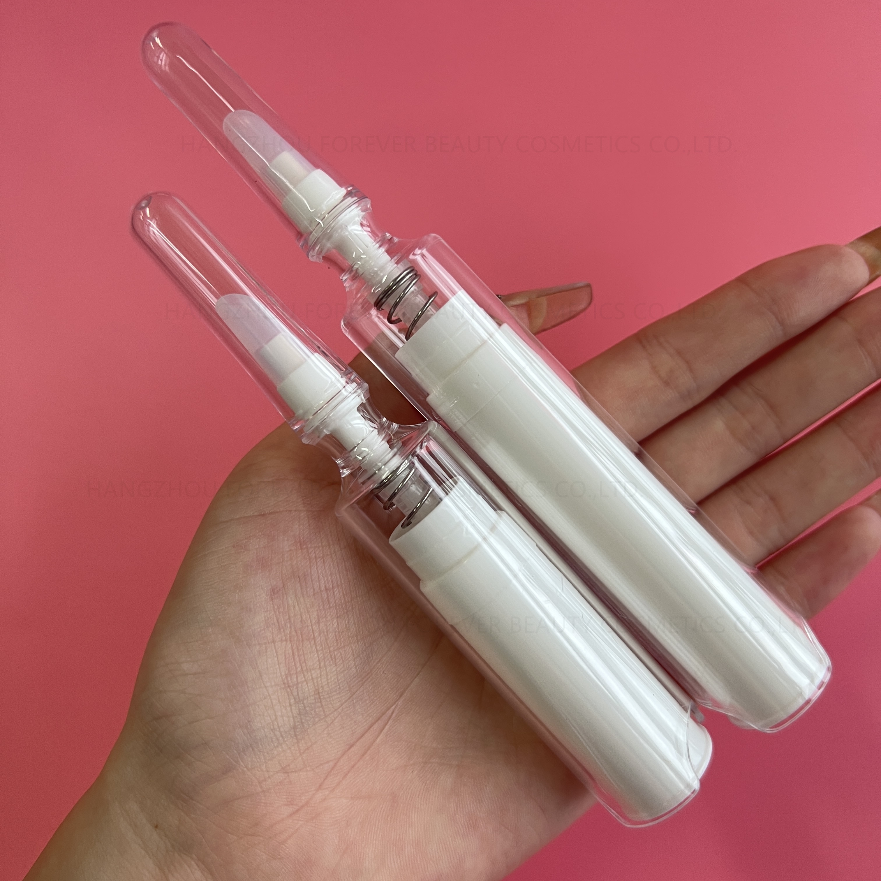 Extreme Instant Lip Plumper Syringe Shape Custom Logo Container Vegan Moisturizer with Hyaluronic Acid Private Label