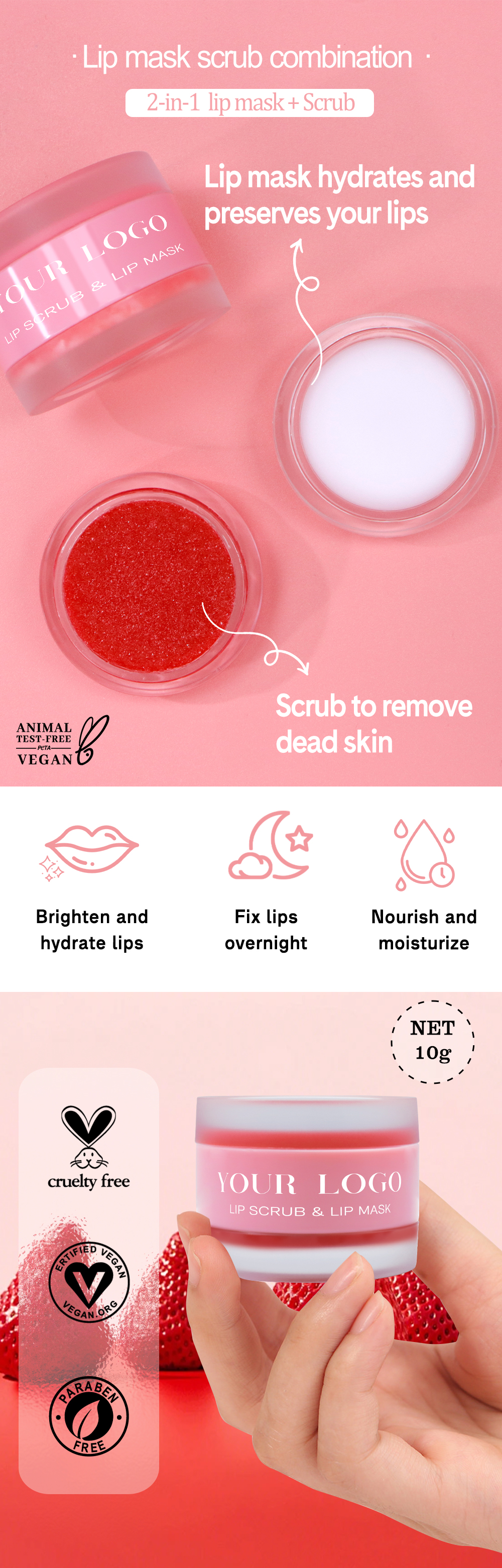 Lip Scrub and Balm Texture