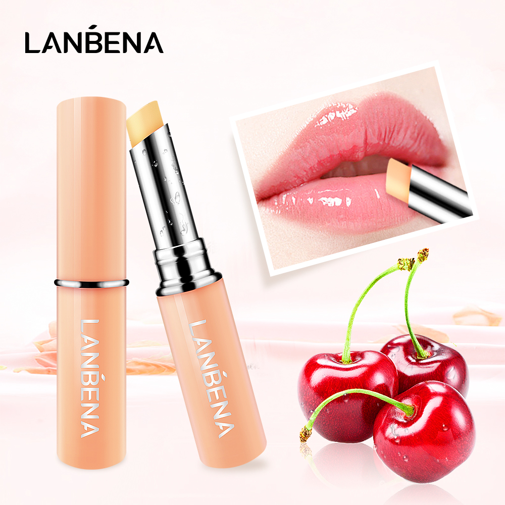 LANBENA Custom Healing Lip Balm Discolor Lipstick Lip Primer Reduce Lip Fine Lines