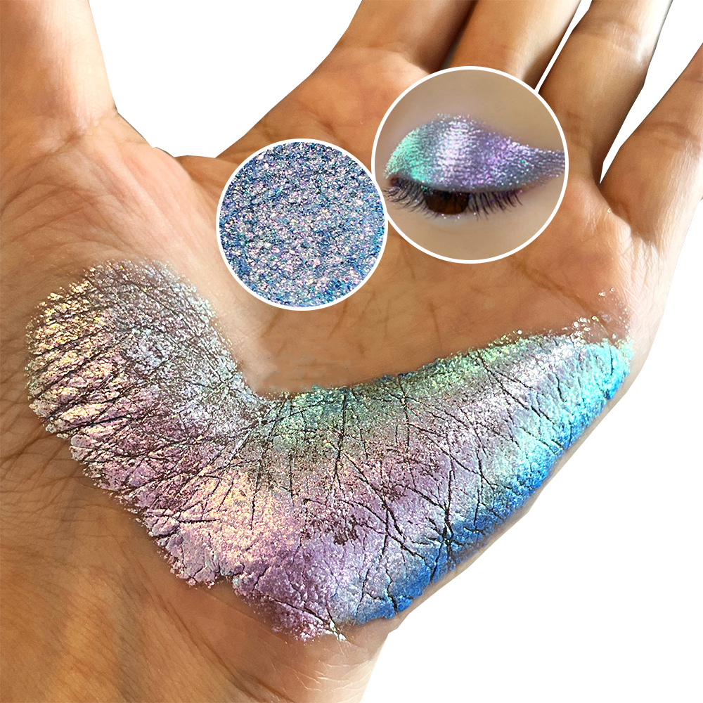 New Arrival Loose Multichrome Mermaid Aurora Optical Chameleon Eyeshadow Pigment Powder for Eyeshadow