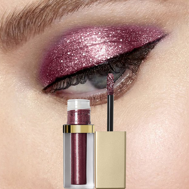 L47 Hot Selling Personality Simple Vegan High Pigment Diamond Liquid Makeup Private Label Glitter Liquid Eyeshadow