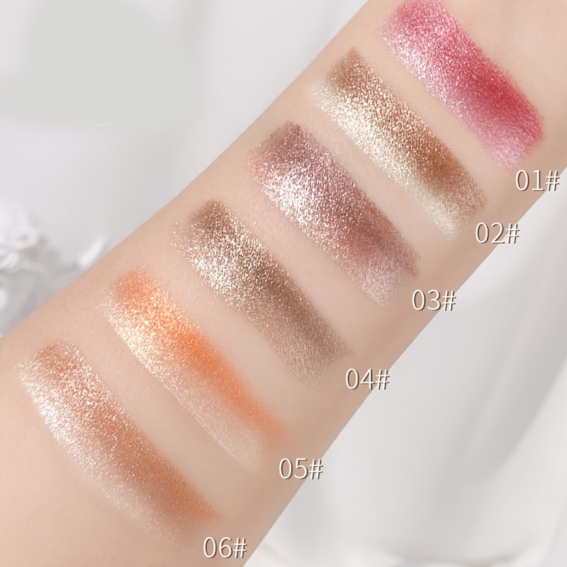 Custom Dual Color Metallic Shimmer Waterproof Long Lasting Eyeshadow Stick OEM Private Label Wholesale Makeup Branded