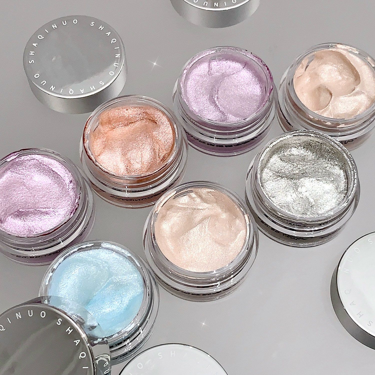 High Pigment Multichrome Eye Shadow Luxury Duochrome Pressed Neon Chameleon Shimmer Eyeshadow Liquid Metallic Eyeshadow