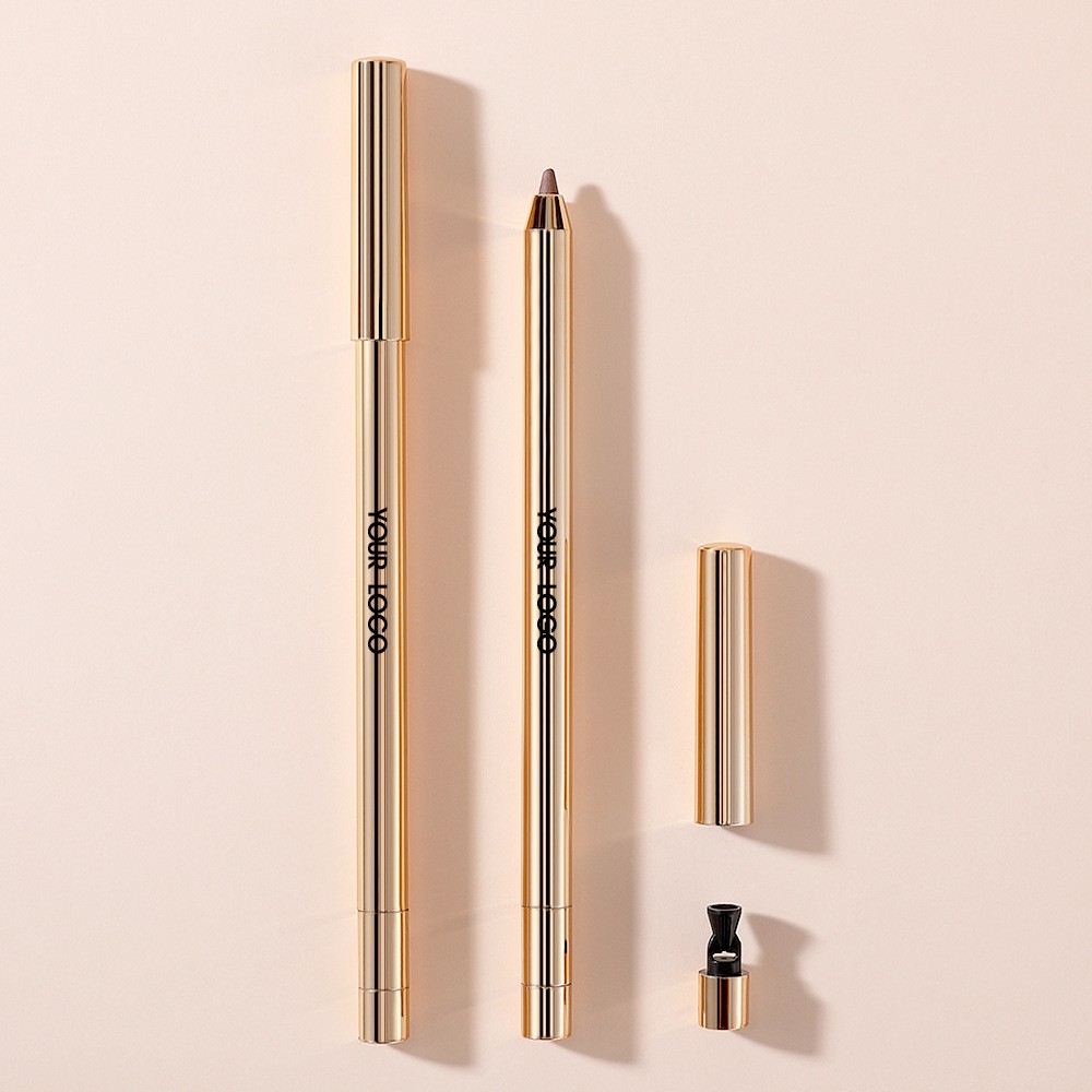 High Pigment Soft Eyeliner Pencil Vegan Eyeliner Gel Pencil with Sharpener Long Lasting Eyeliner Wholesale