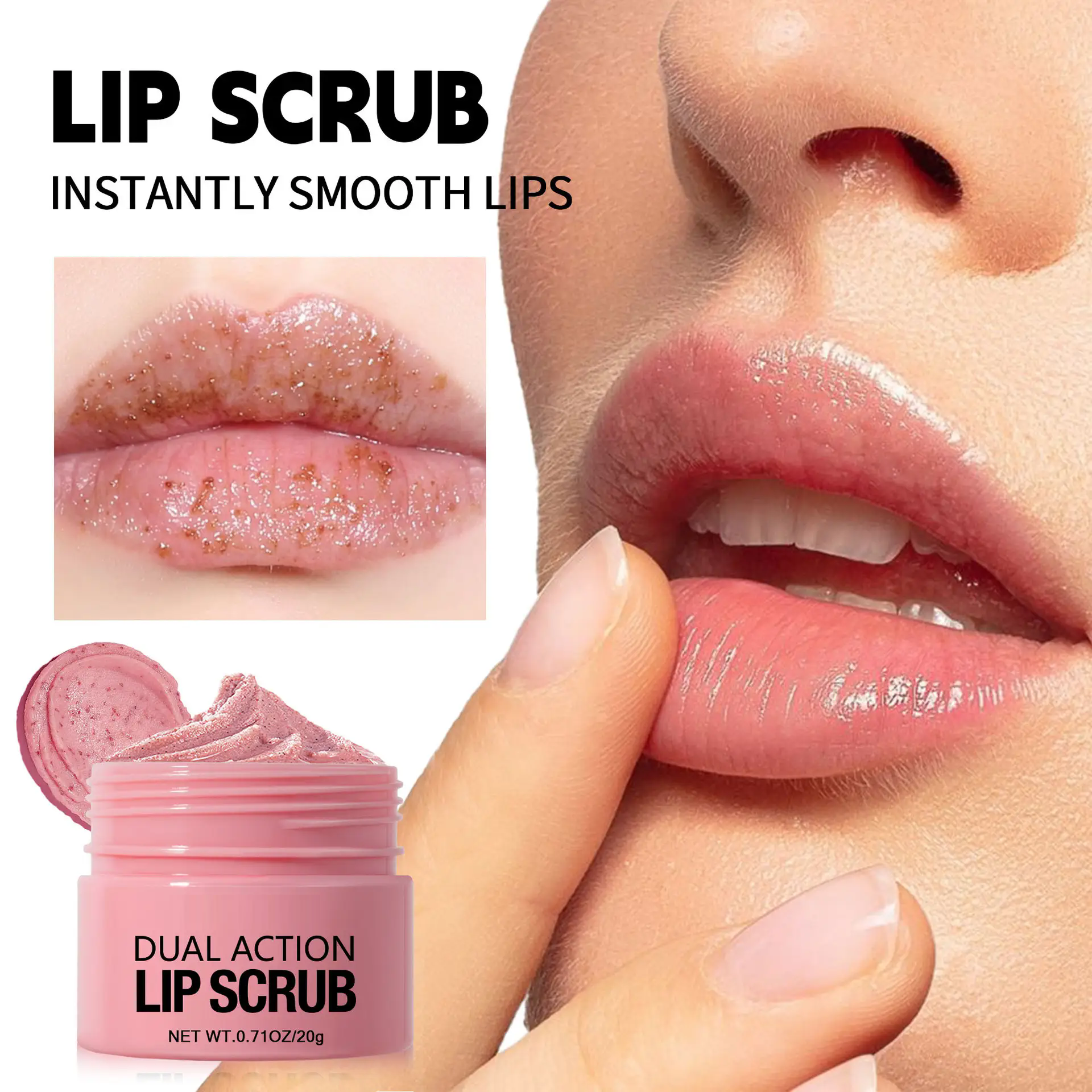 Wholesale High Quality Lip Scrub Cream Lip Balm for Repair Exfoliation Moisturizing Care for Daily Use