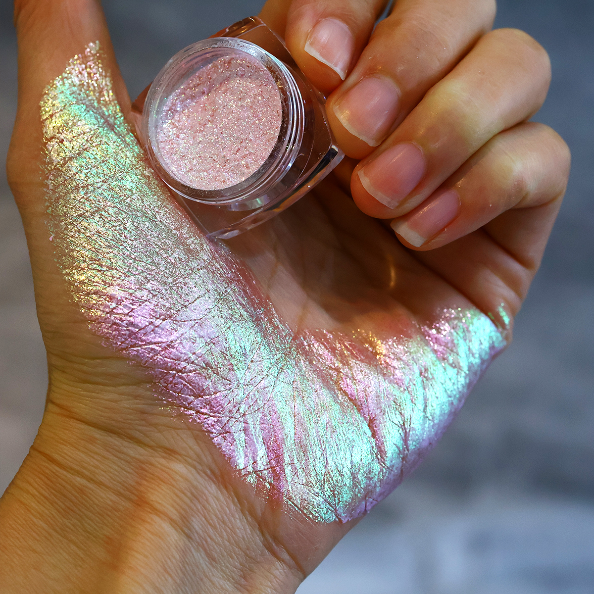 High Iridescence Aurora Multichrome Pigment Powder Loose Hypershift Eyeshadow Pigment, Candy Chameleon Color Shift for Eyes