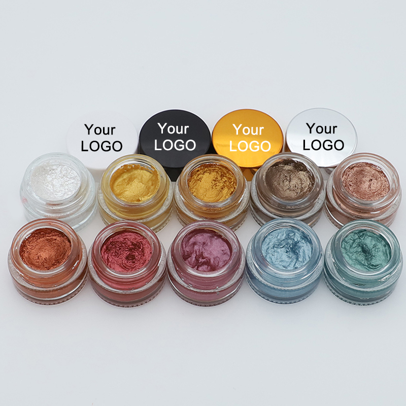 OCHAIN Private Label High Pigment Makeup Highlighter Jelly Eyeshadow Wholesale Wet Creamy Eye Shadow Single Cream Eyeshadow