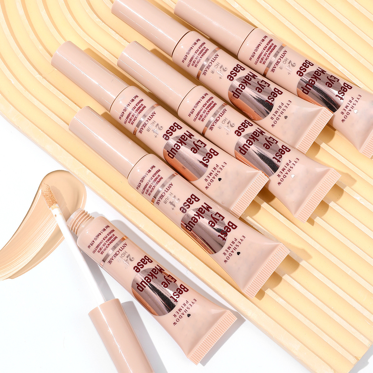 Long-Lasting New Vegan Cream Concealer Eye Primer Moisturizing Waterproof Liquid Makeup Base Primer