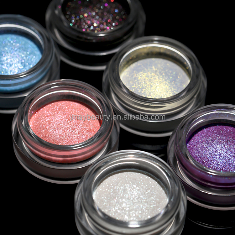 Mashed Potato Eyes Makeup Smooth Soft Buttery Texture Bouncy Glitter Eye Shadow Highlighter Custom Duochrome Cream Eyeshadow