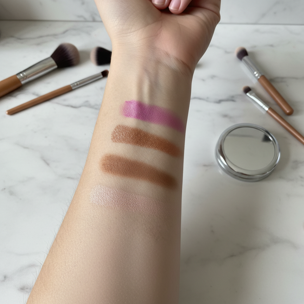 36mm Size Circle Single Eyeshadow Without logo No Box with OPP Package