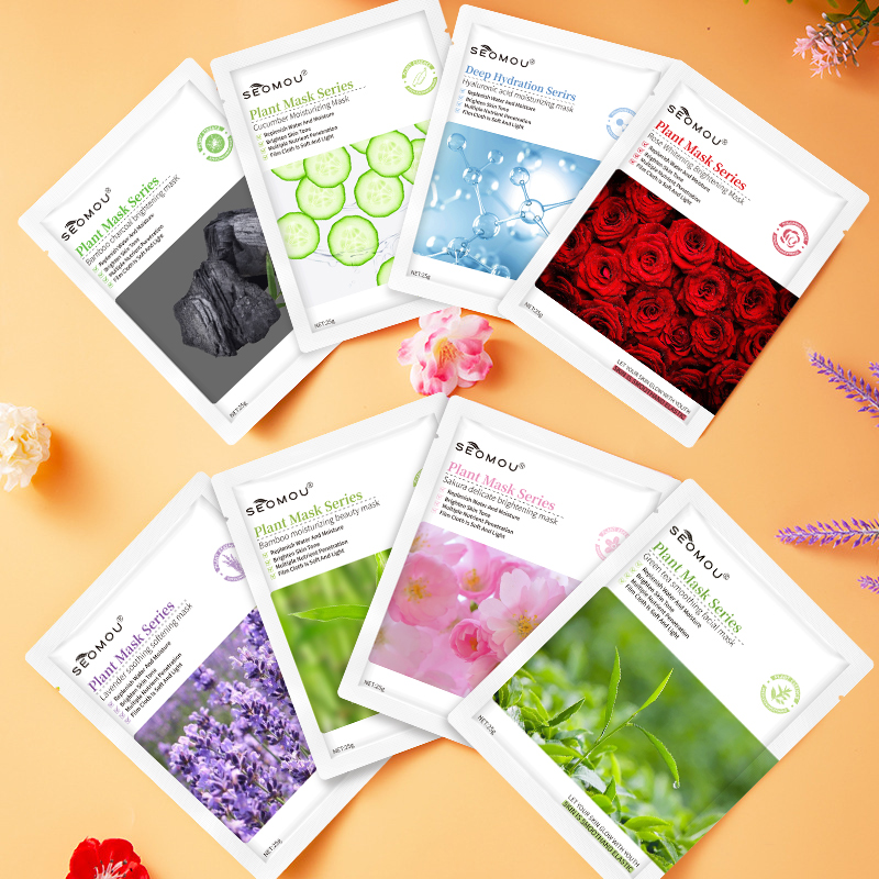 SEOMOU Korean Skin Care Mask Mask Natural Plant Fruit Extract Moisturizing Mask