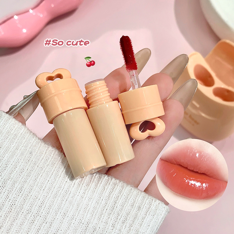 2026 NEW OEM Gege Bear Vegetarian Good-looking Backpack Style Lip Gloss Lip Gloss Nourishing Bright Lip Makeup
