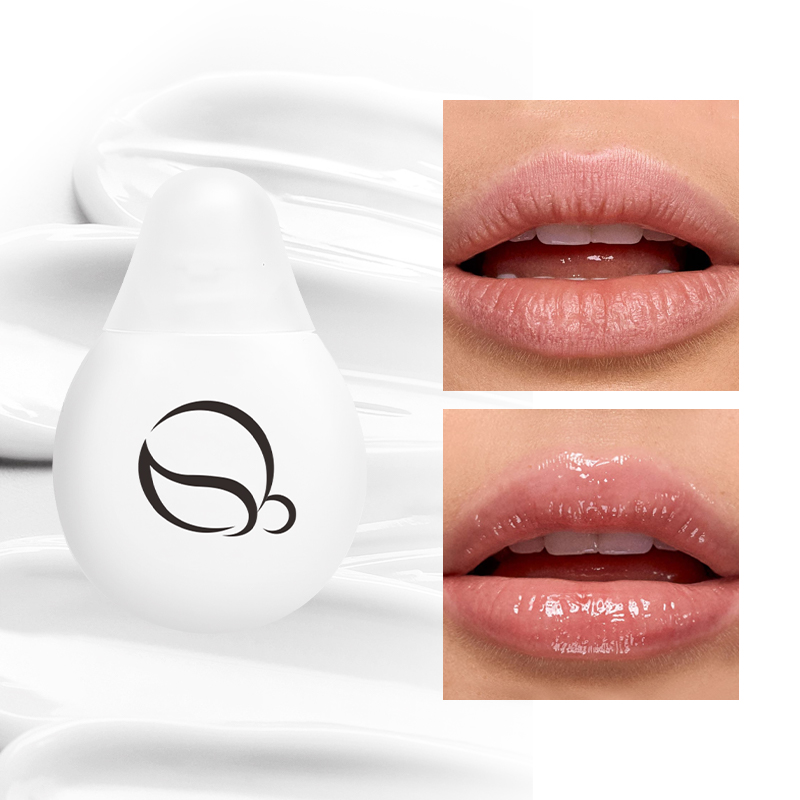 Long-lasting Moisturizing Repair Plump Nourishes Dry Lips Waterproof Liquid Makeup Primer Serum Lip Balm Squalane Amino Fruit
