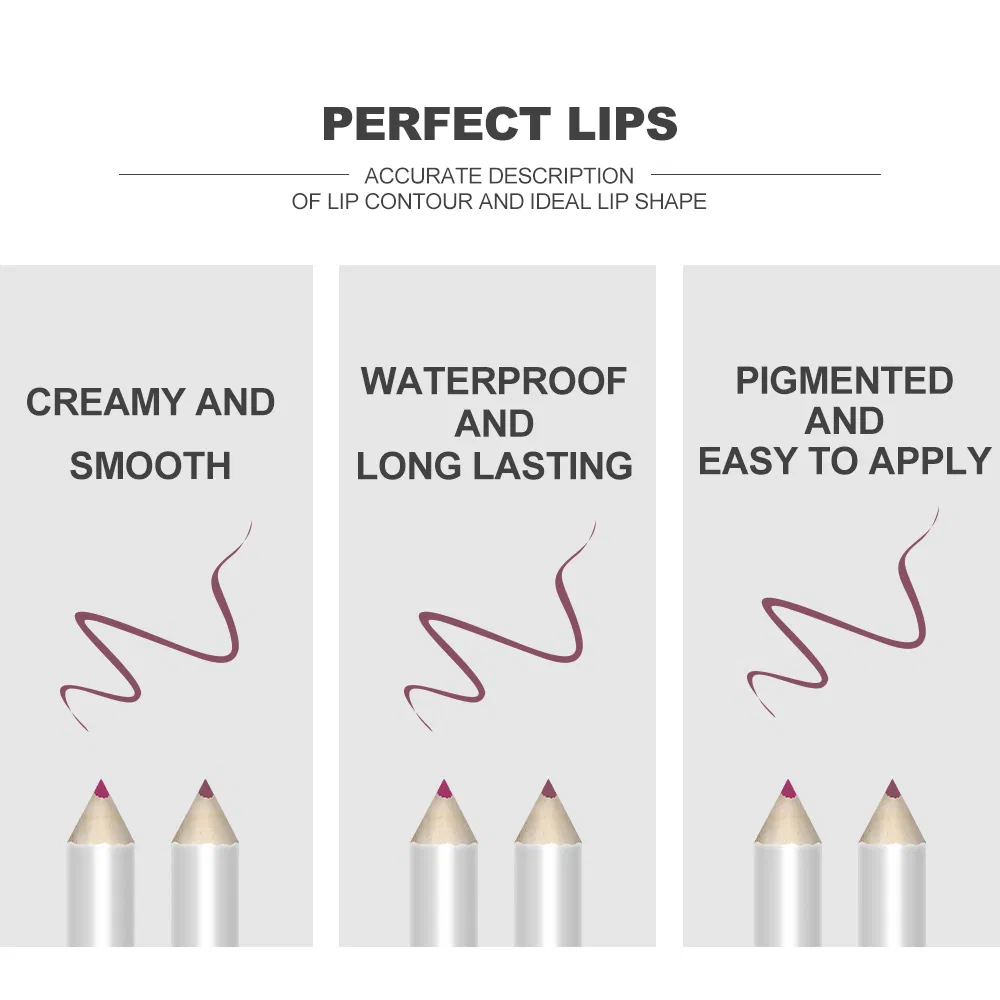 Matte Lip Liner Color Palette