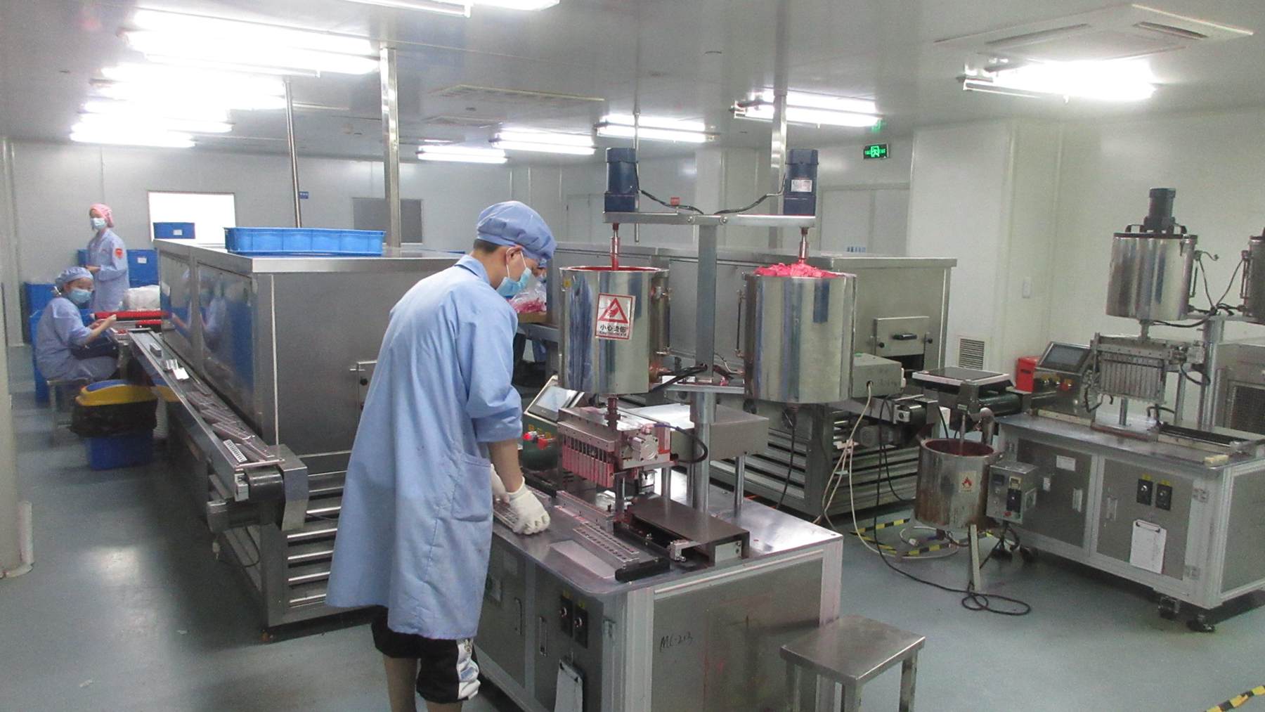 Cosmetic filling production line at Nebula Beauty