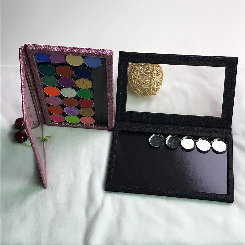 High Quality Custom Private Label Wholesale Eye Shadow Makeup Magnetic Palette Vegan Matte Luminous Metallic Nature Cream Powder