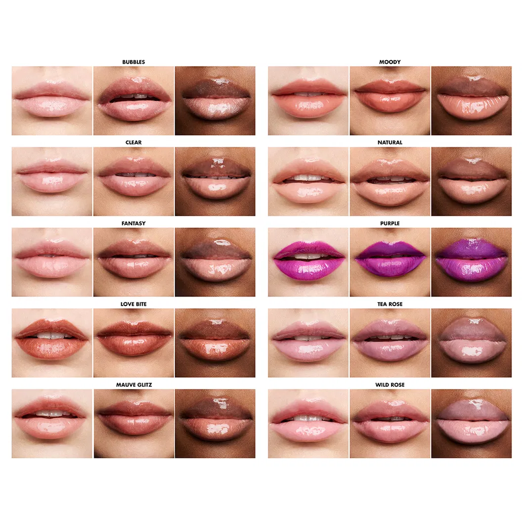OEM Vegan Organic Nourishing Vitamins a E Lip Lacquer Private Label Shiny Lip Stain